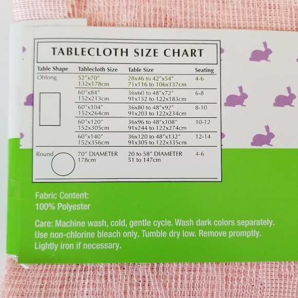 🟢 Easter Lace Tablecloth – Spring & Holiday Decor – Pick 3 for $35! - Picture 2 of 4